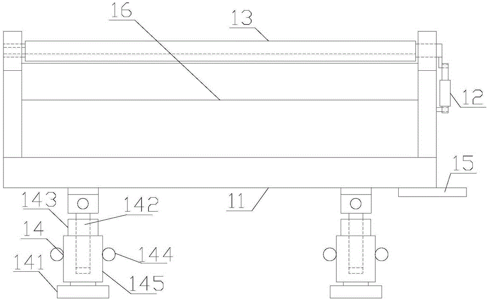 Unloading device for spring steel straightening and shearing machine