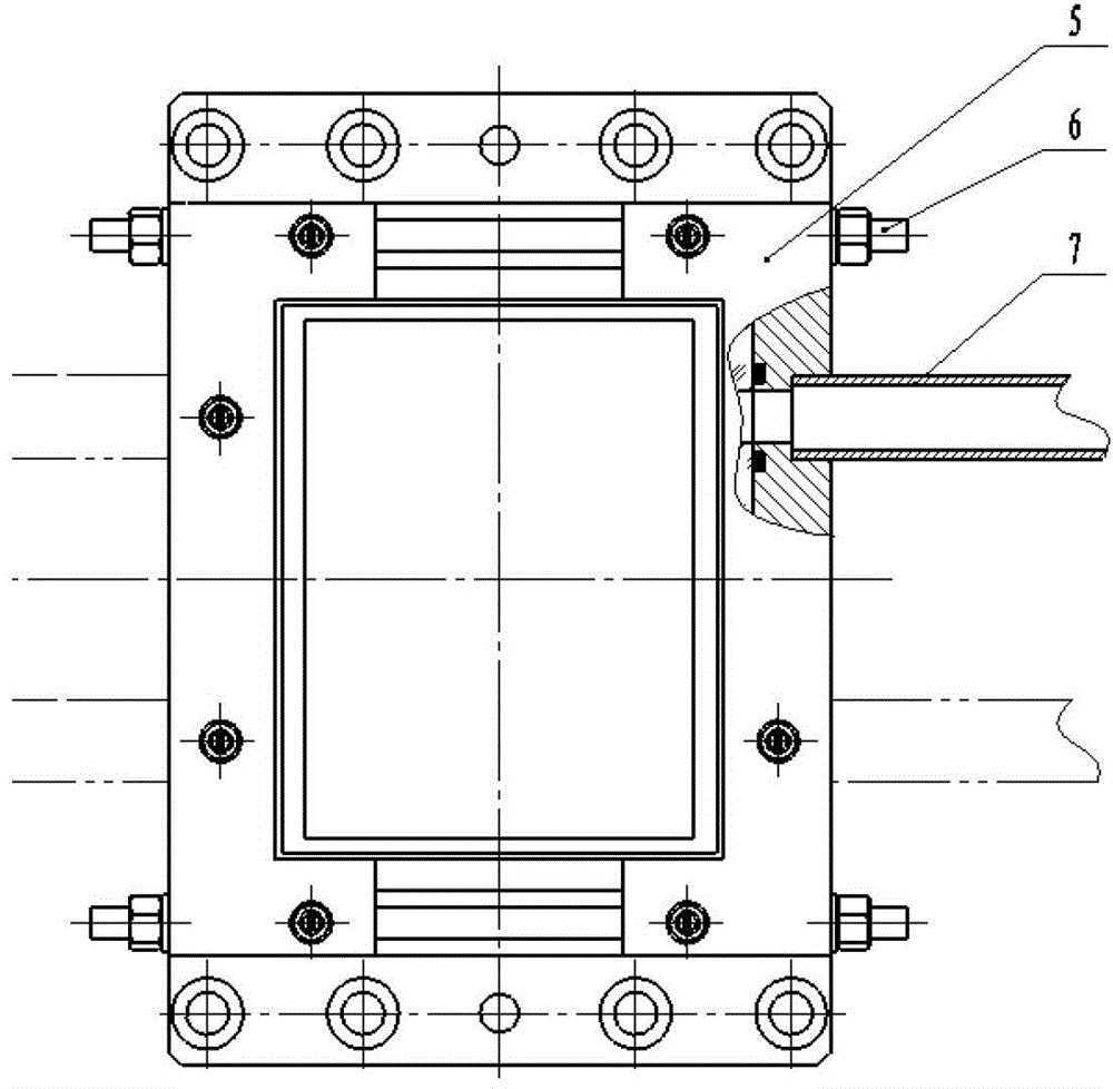 Cooling slow release structure for crystals based on special-shaped groove