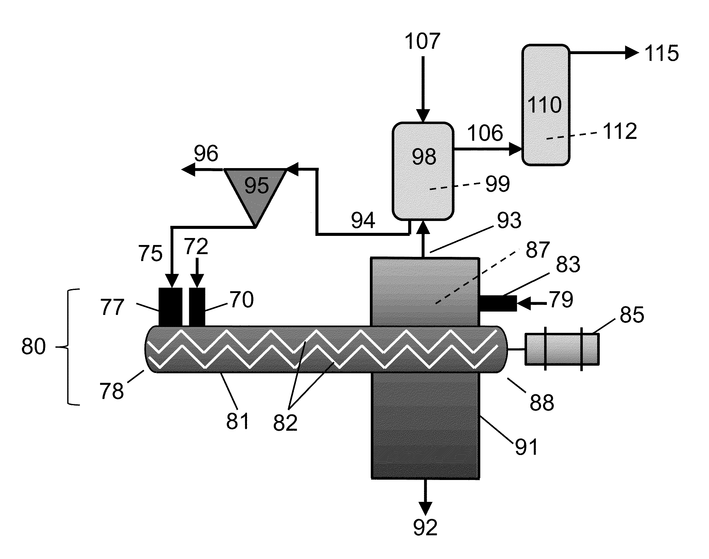 Pyrolysis vapor rapid filtration and conversion to fuel