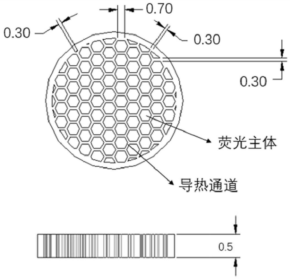A kind of composite fluorescent ceramic and its preparation method