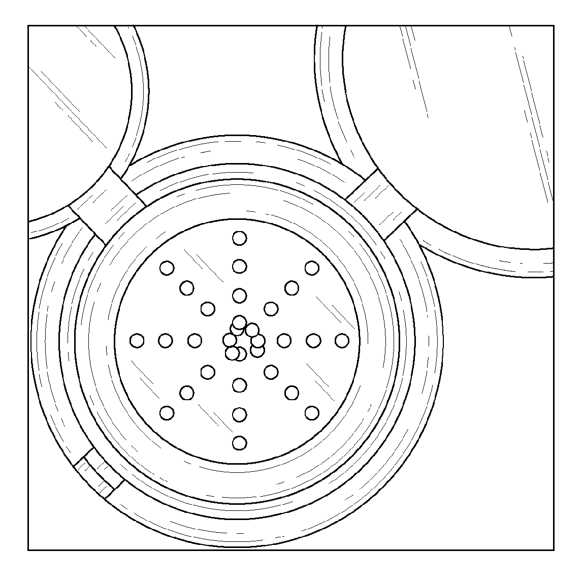 Cosmetic product comprising rubber discharge pad