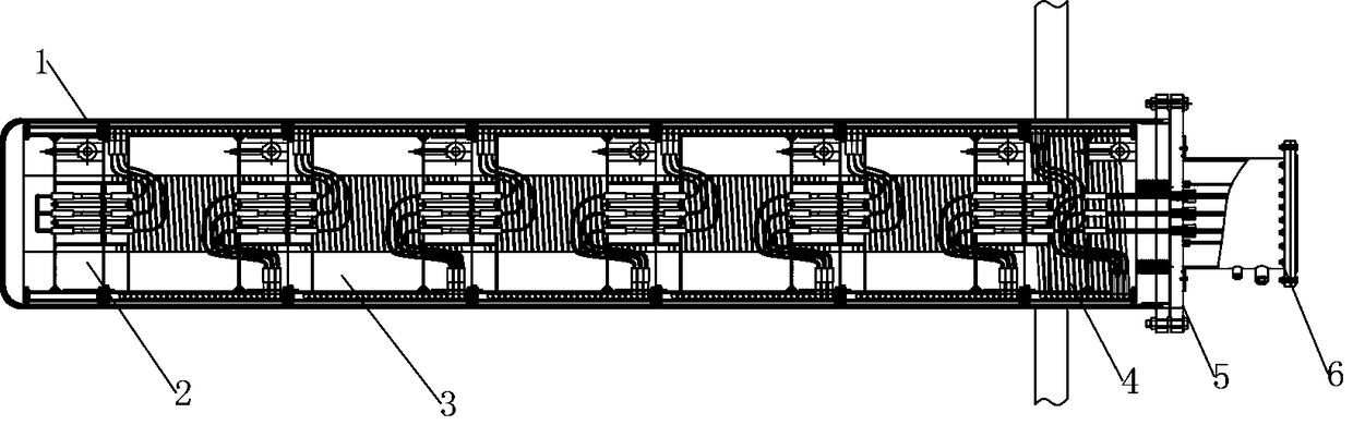 Segmented plug-in type heating rod