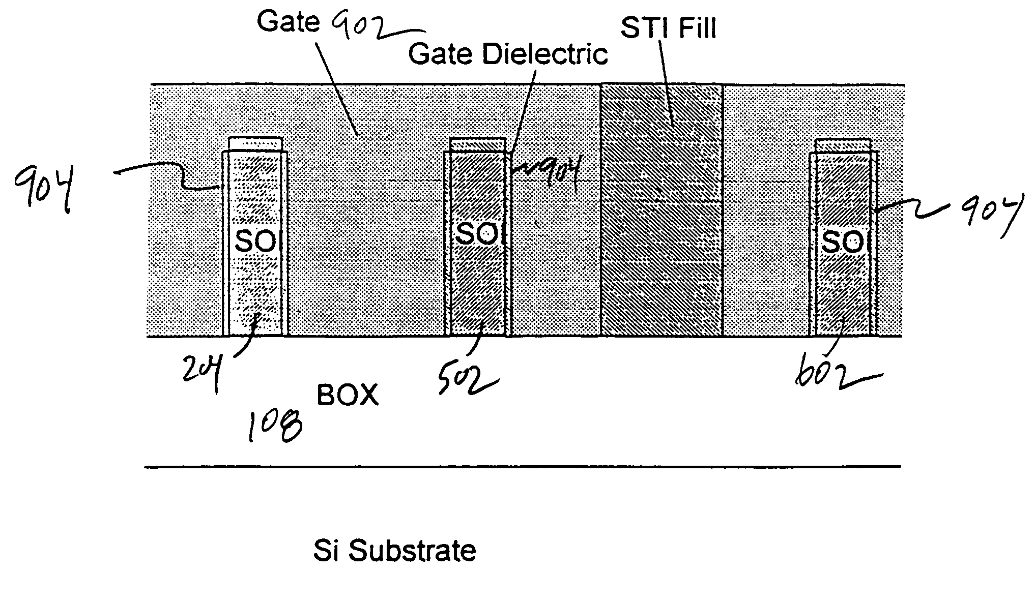 Method of fabricating semiconductor side wall fin