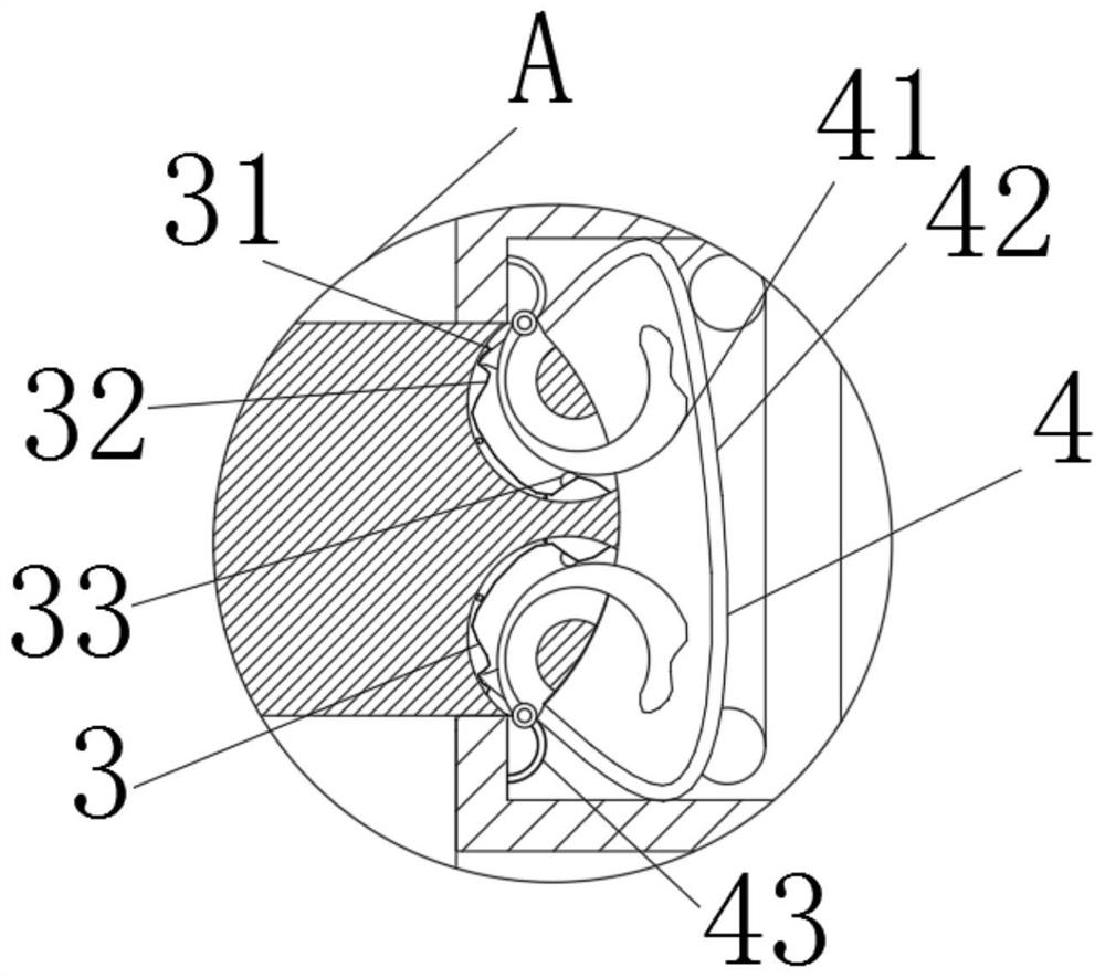 Damping device for widening construction of arched bridge