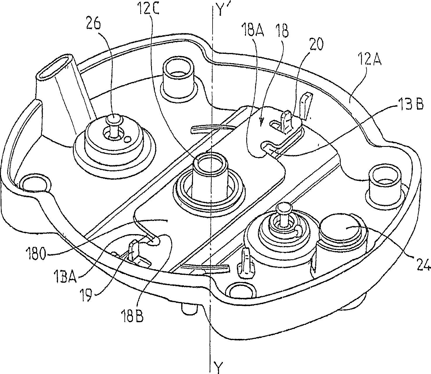 Pressure cooking appliance with improved safety system