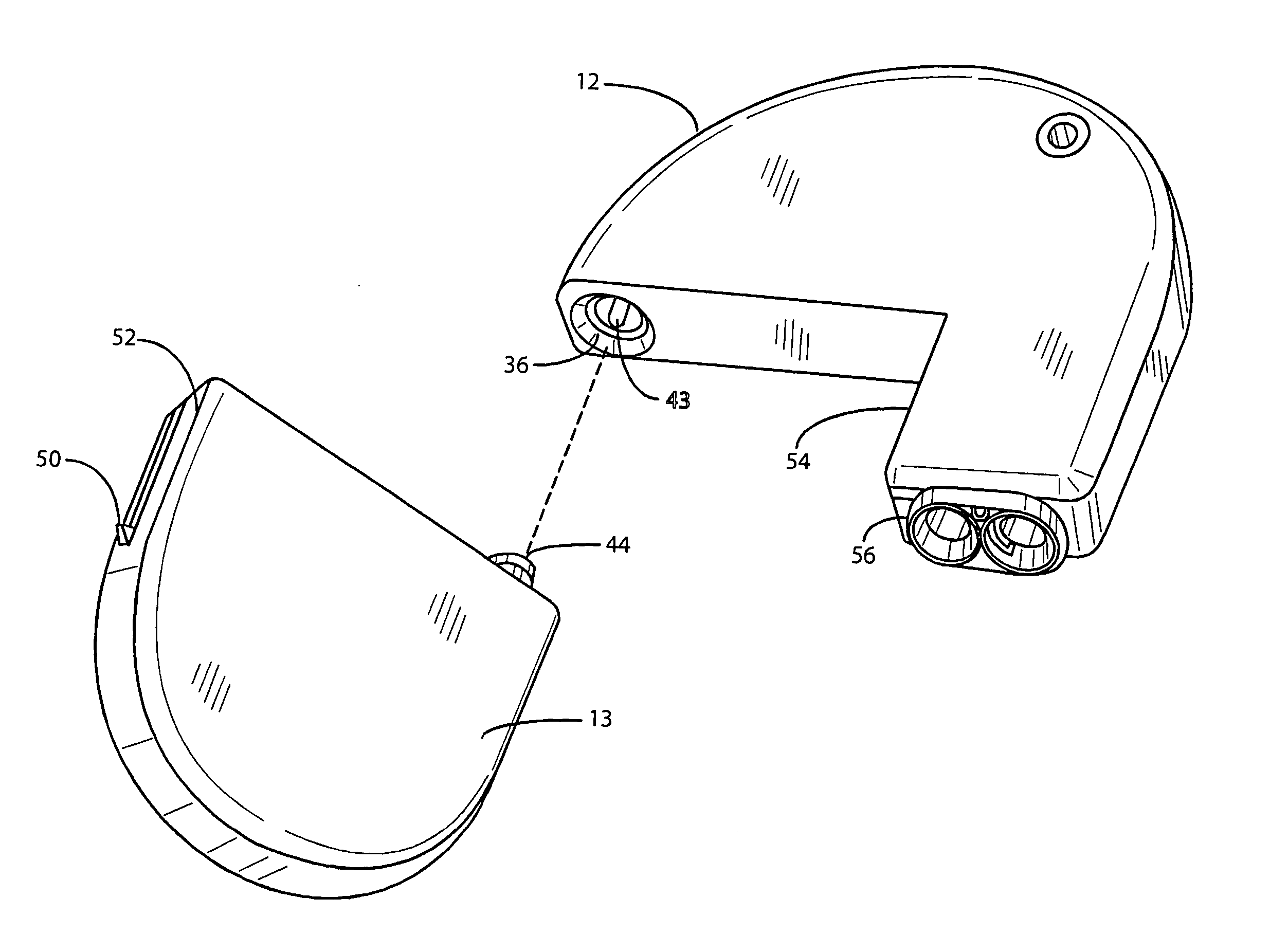 Implantable medical device with detachable battery compartment
