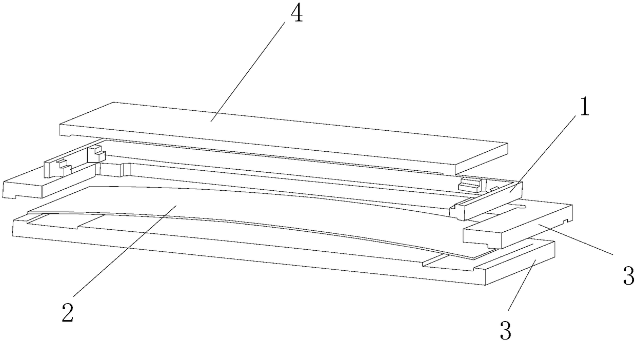 A method for full bonding of a curved screen and a flat display module and an integrated screen