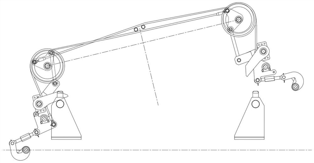 Tipping mechanism, carriage and railway automatic dumping car