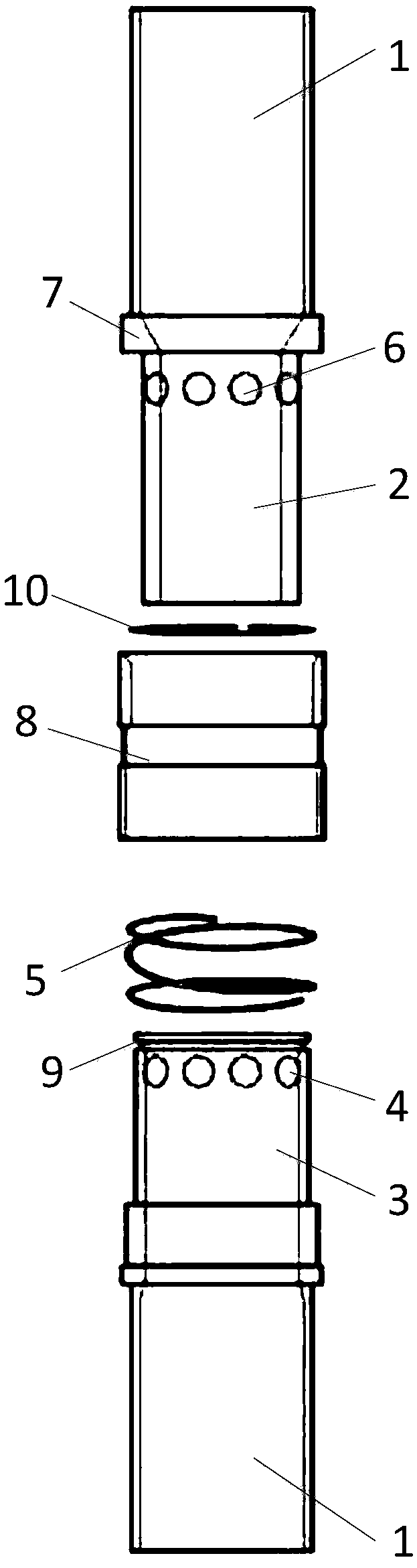 A multifunctional insulated operating lever for quickly replacing an operating head