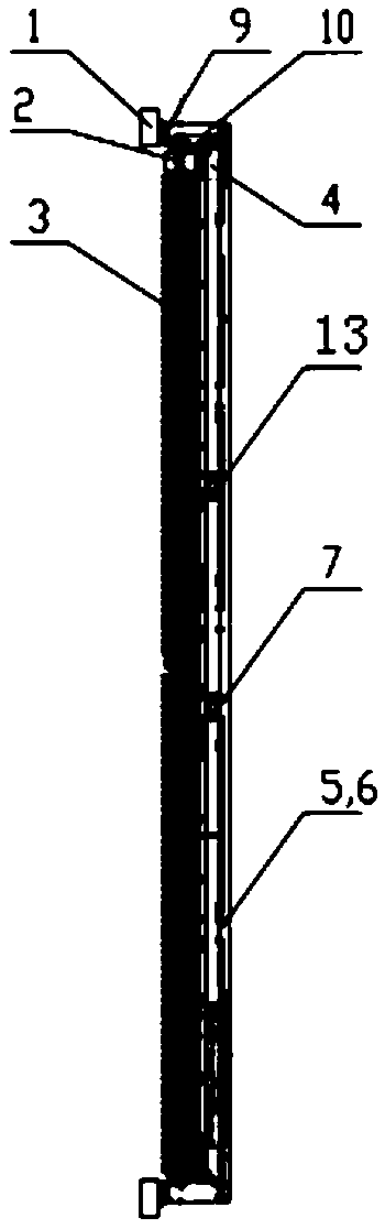 Cleaning machine, system and method for transfer of front and rear rows of tiled roof photovoltaic power stations