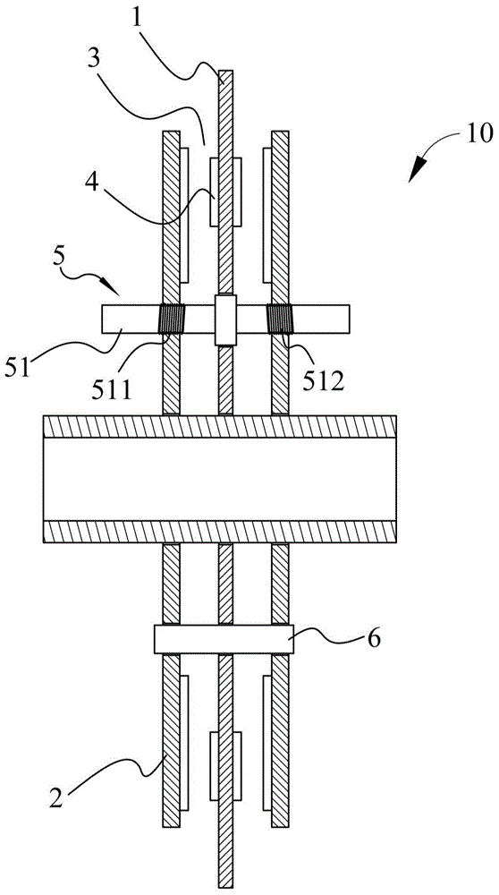 Speed-adjustable coupling machine structure
