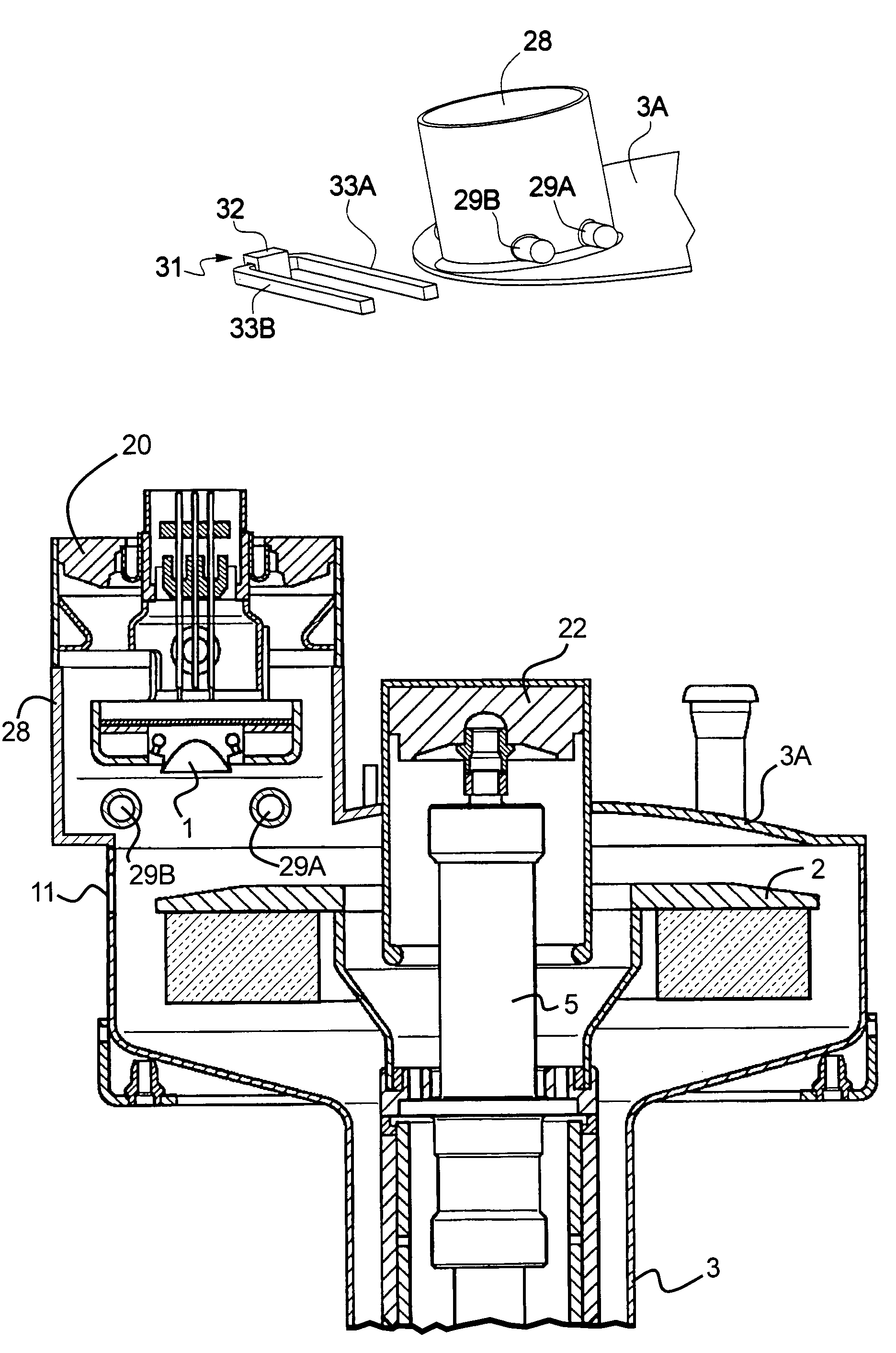 X-ray tube with housing adapted to receive and hold an electron beam deflector