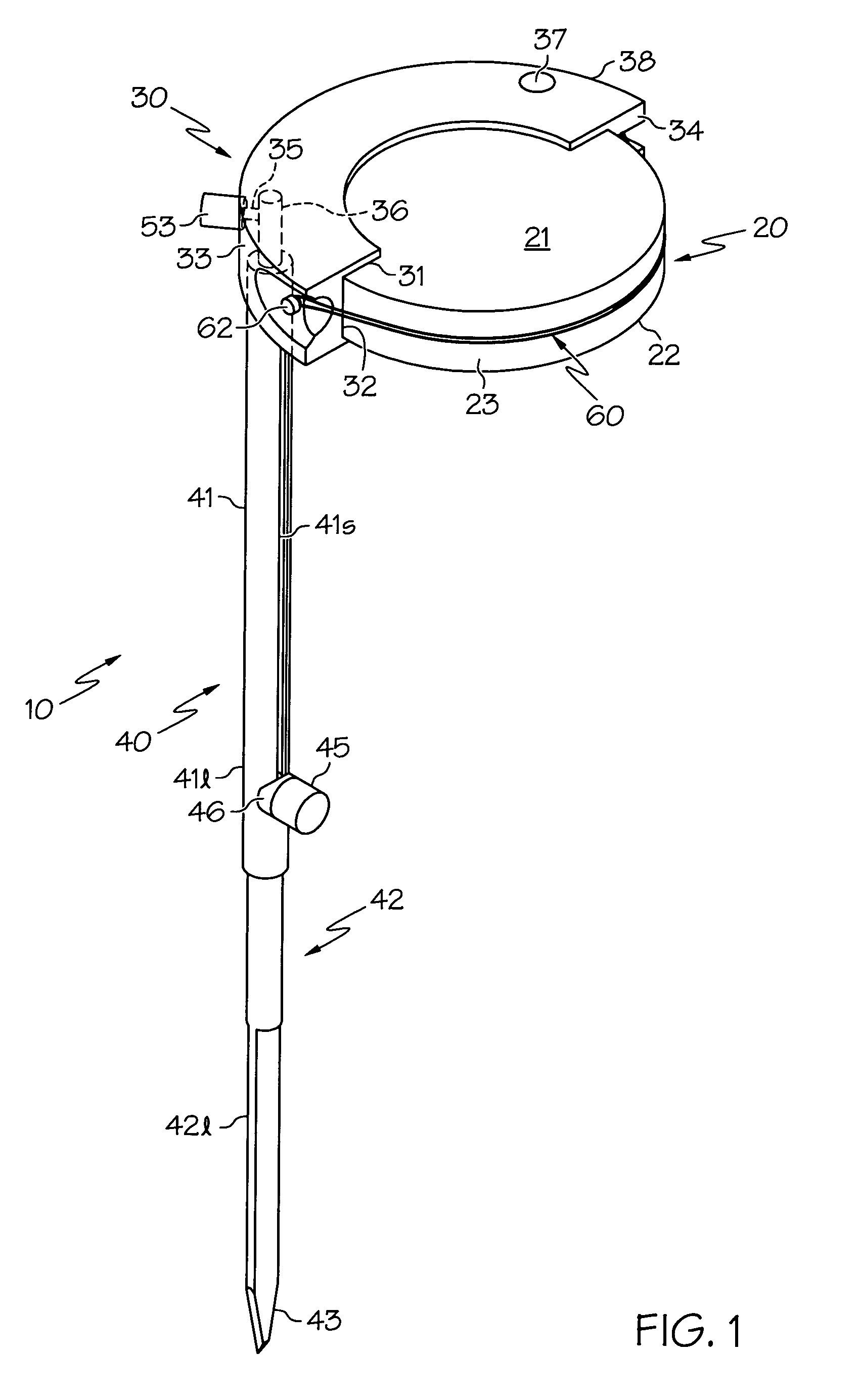 Stake-mounted turkey pot call holder