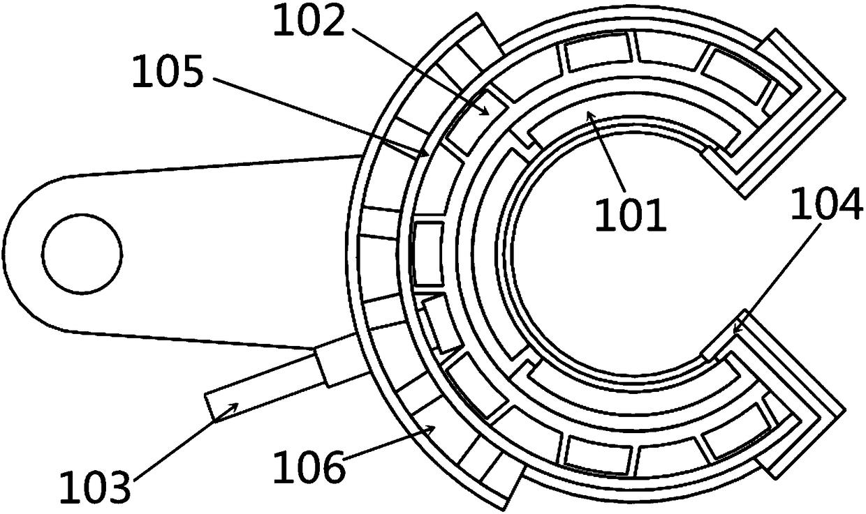 Curved magnetron sputtering cathode, closed magnetic field coating magnetron sputtering equipment and application methods thereof