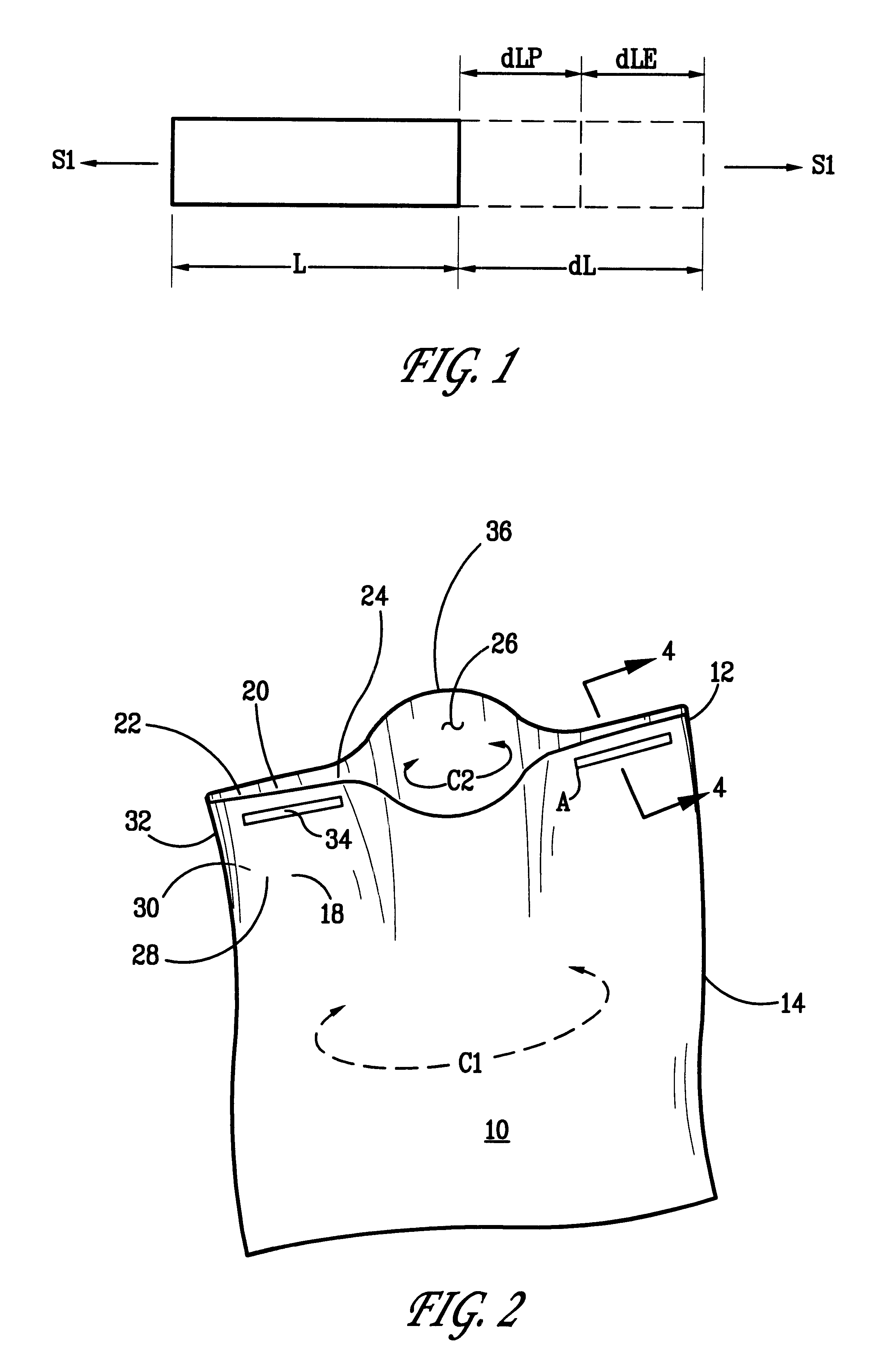 Plastic liner bag with mouth retaining means