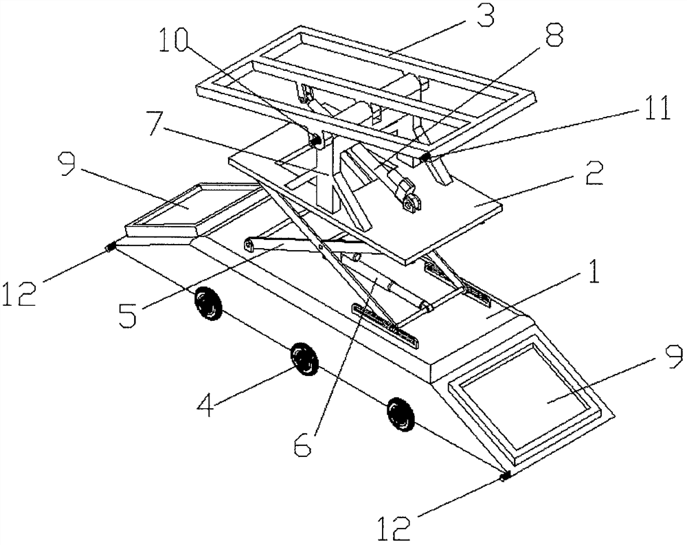 A cleaning system and layout method for photovoltaic panels of a solar power station