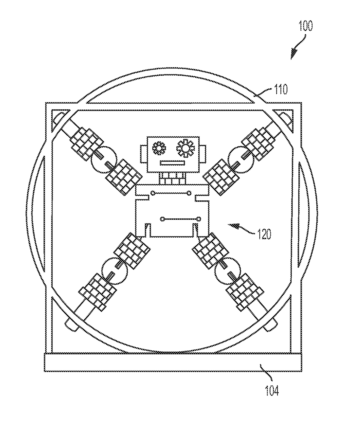 Articulated toy robot with frame, base, building accessories, and kits therefor