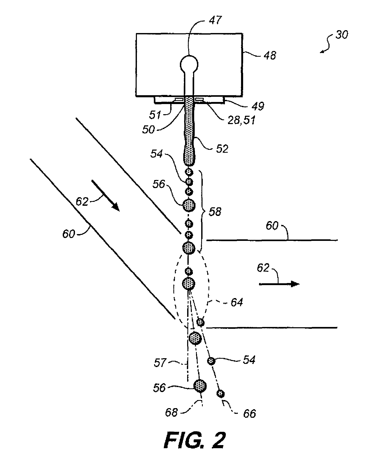 Continuous inkjet printing method