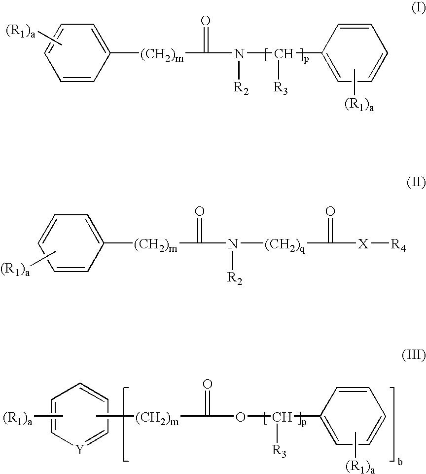 Dibenzoylmethane sunscreens photostabilized with arylalkyl amide or ester compounds