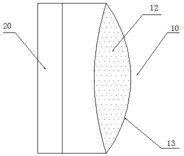Screen lens with adjustable degree