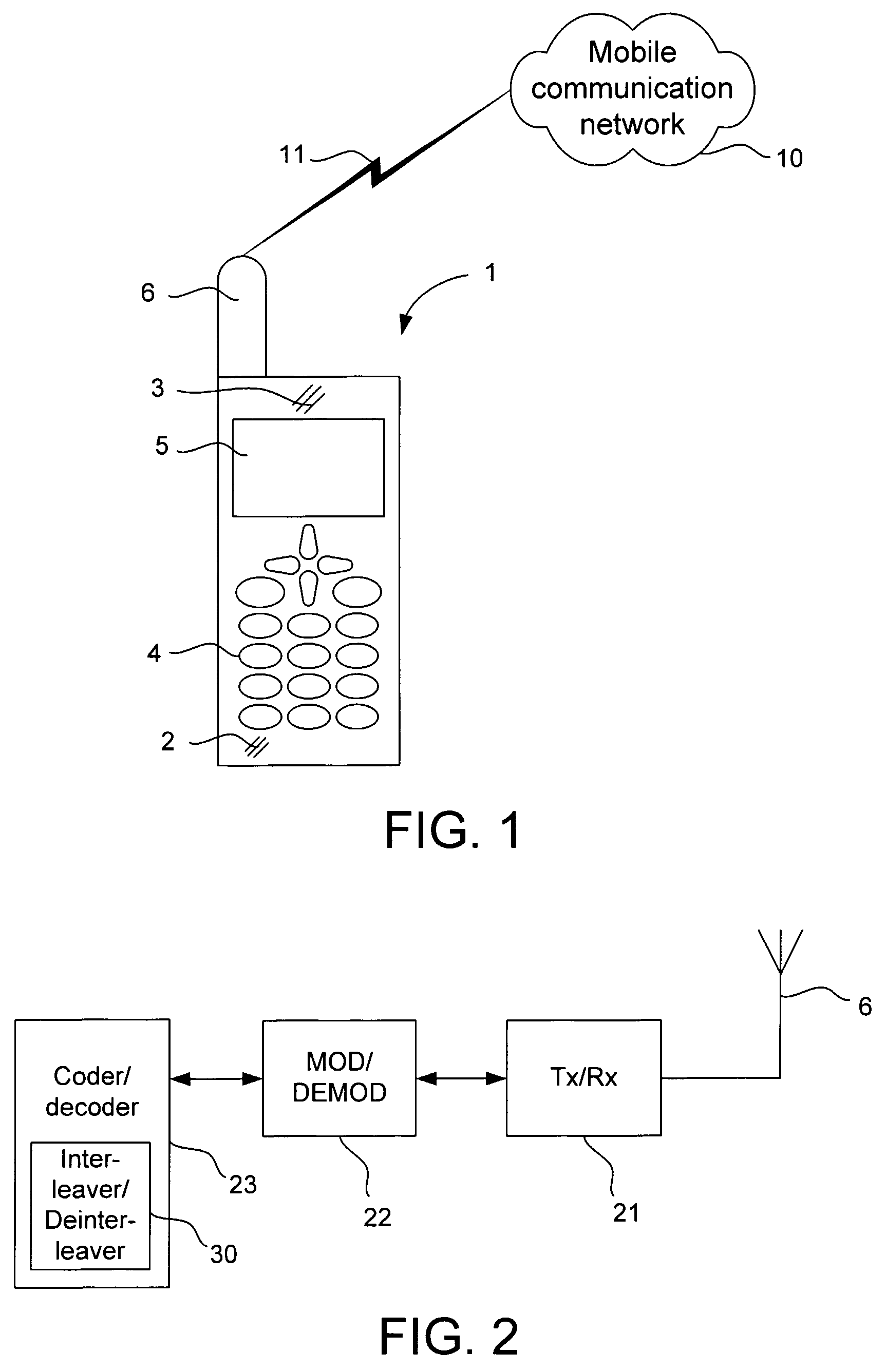 Address generator for an interleaver memory and a deinterleaver memory