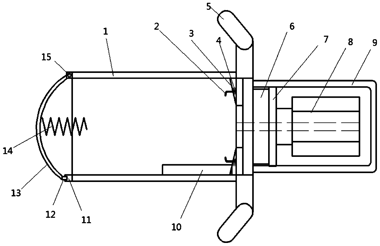 Device for connecting aerosol bottle body and anesthesia machine or respirator