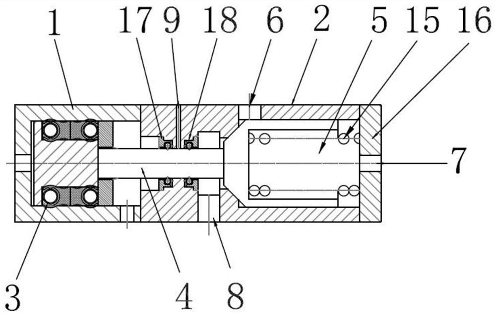 Reversing valve of liquid rocket engine and liquid rocket engine