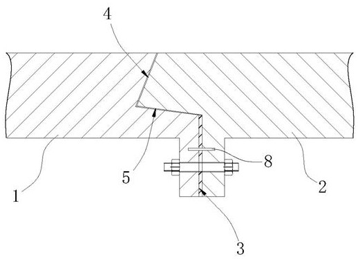 High-strength connecting structure and sectional type wind power blade