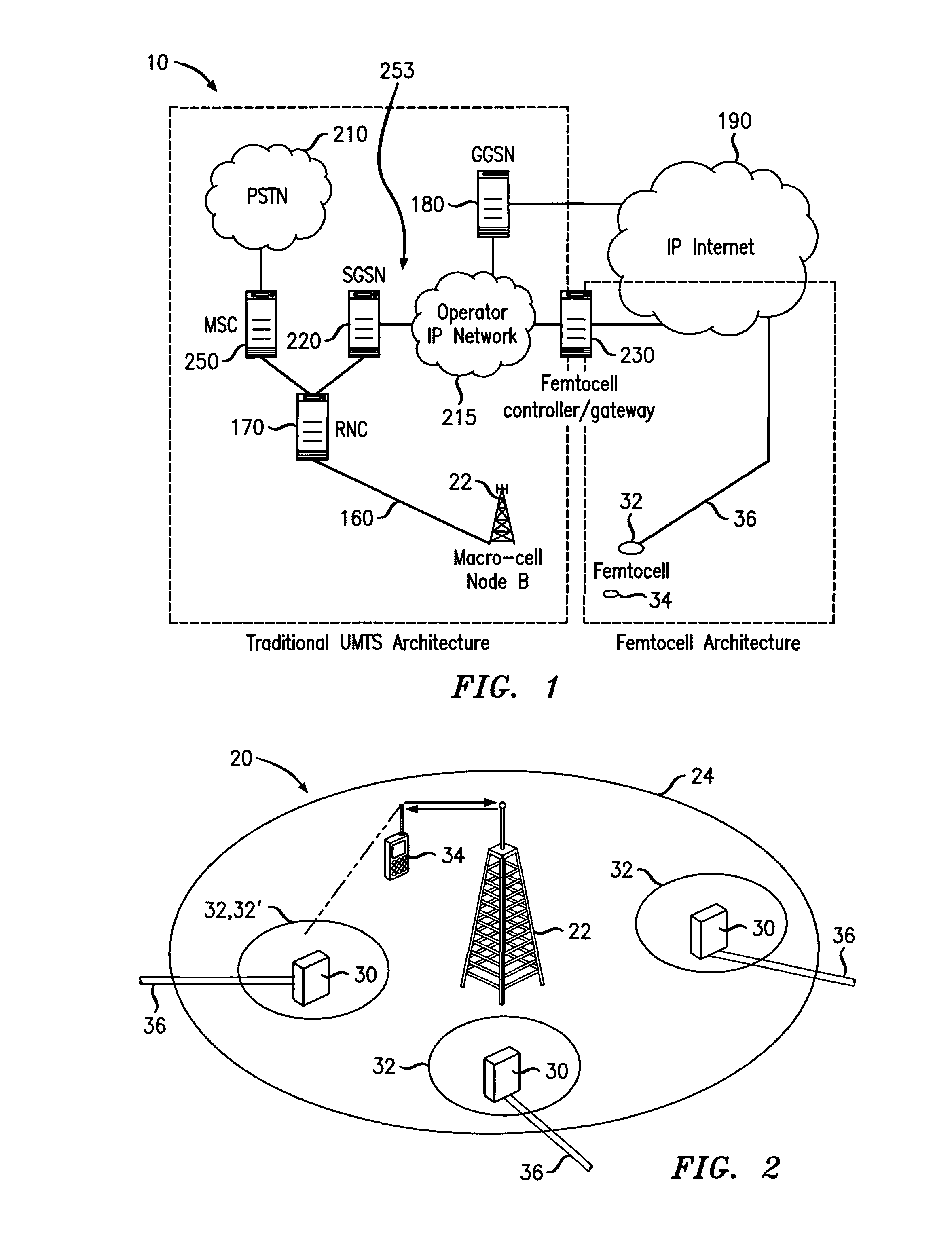 Small cell base station comprising multiple antennas, and a method of controlling reception pattern by selecting a subset of the antennas for use