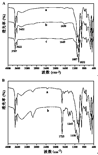 Preparation method of hydrophilic magnetic halloysite surface molecularly-imprinted nano composite material