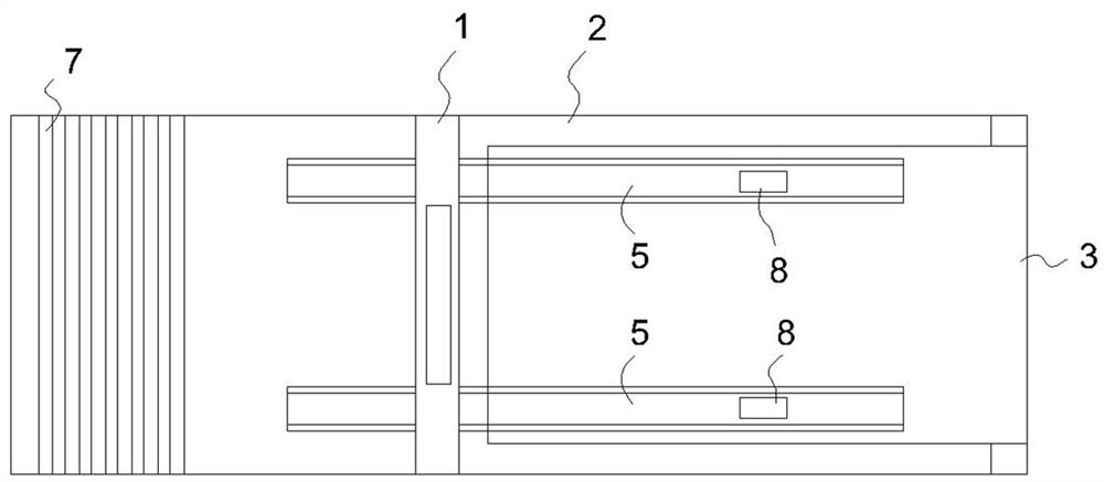 A vehicle self-drag scanning system for fixed transmission radiation imaging