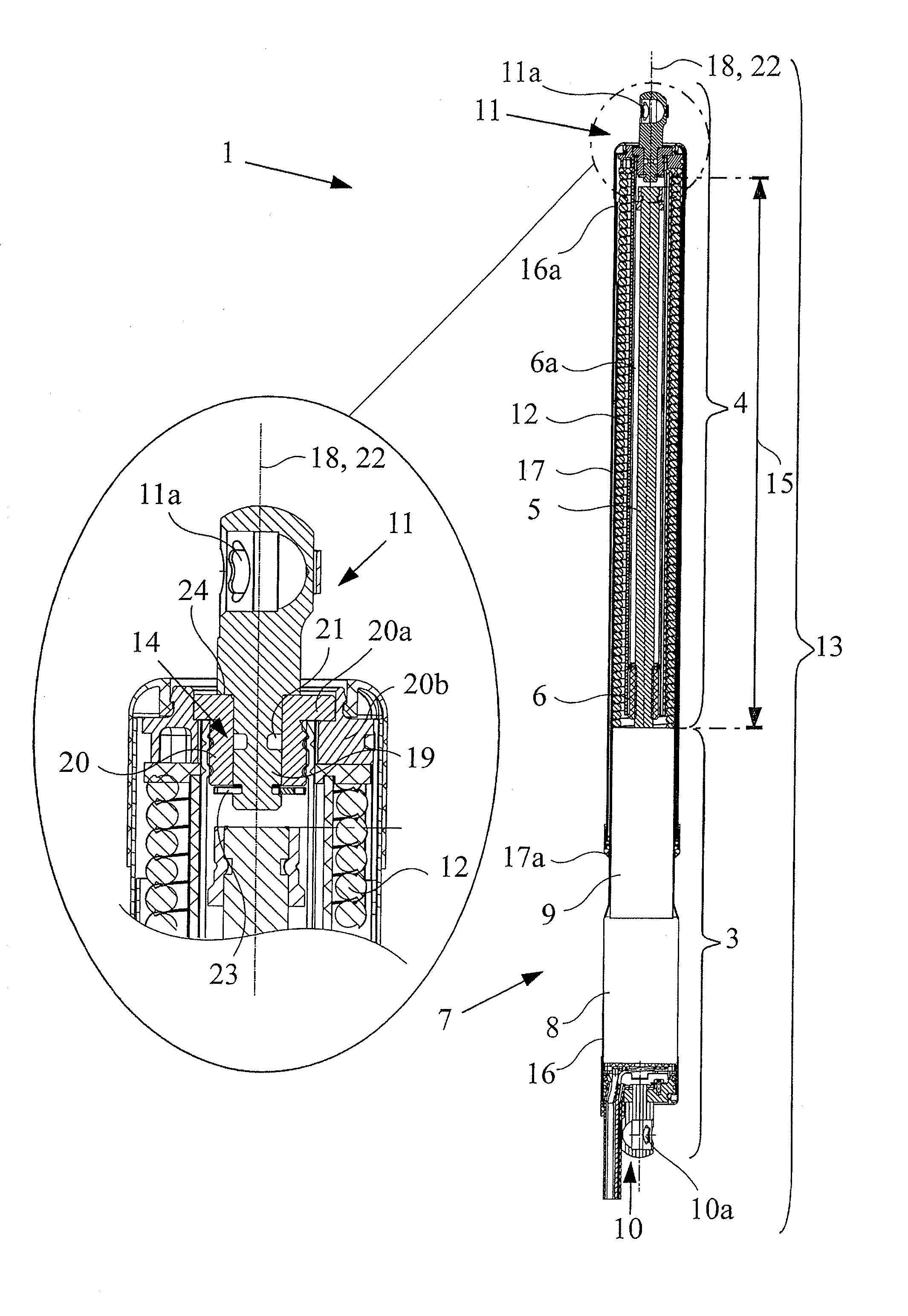 Spindle drive for the motorized adjustment of an adjustment element of a motor vehicle
