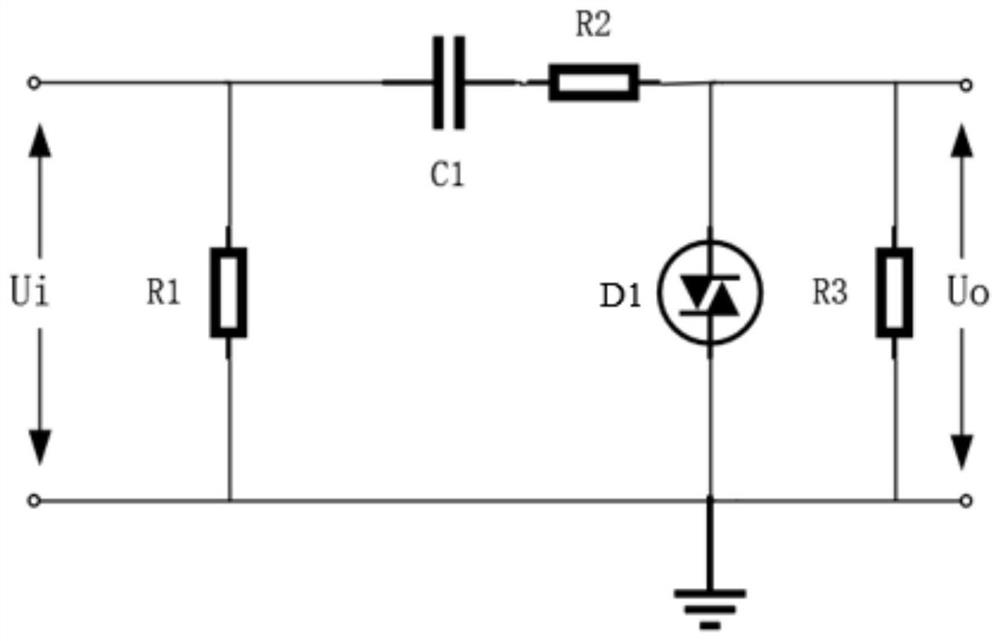 A switching power supply ripple measurement circuit