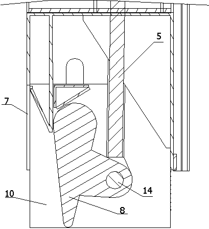 Passive gate bottom-edge device with function of automatic adjustment of water column pressure