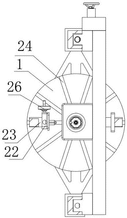 Non-contact type rotation part shape error precision detection device and detection method