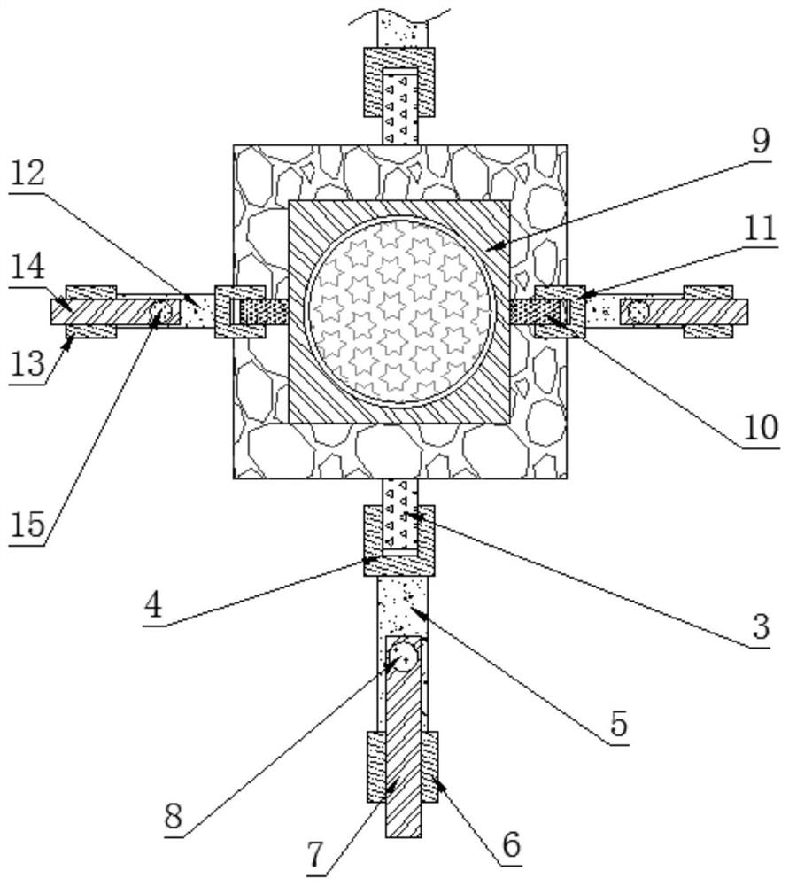 Photoelectric sensor outdoor test anti-falling device