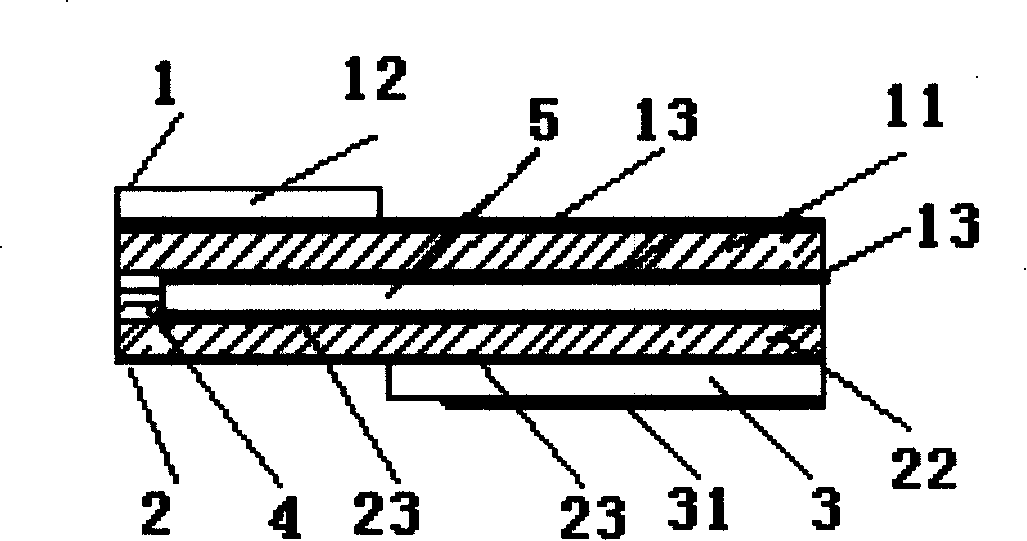 Chip and two-way series sheet type oxygen sensor including such chip