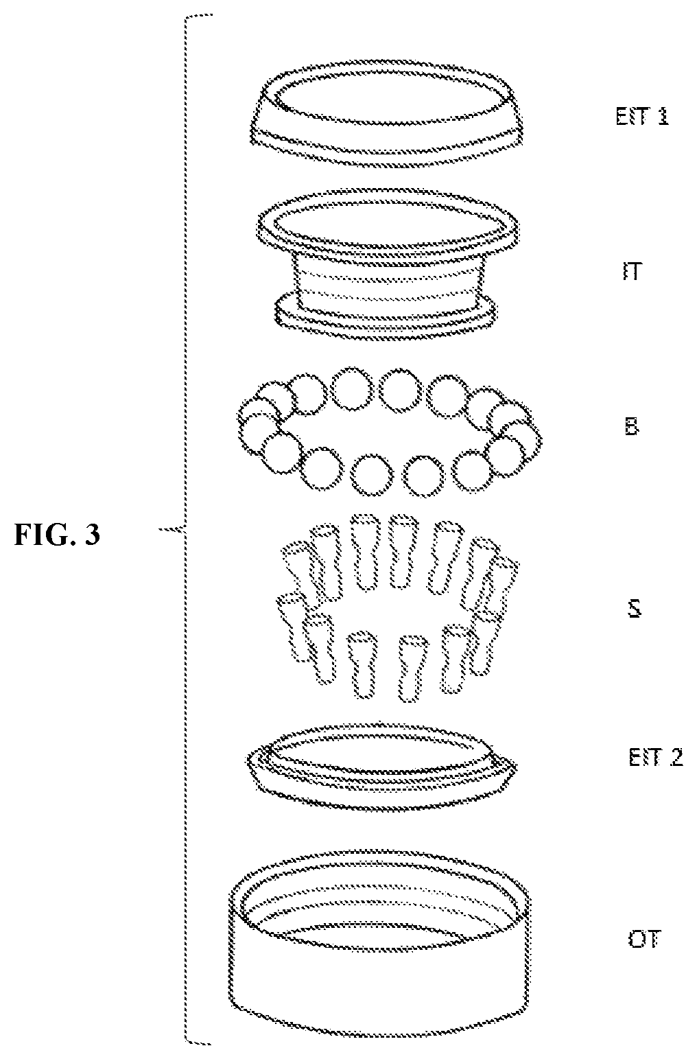 Angular contact and purely axial bearings with anti-friction separators