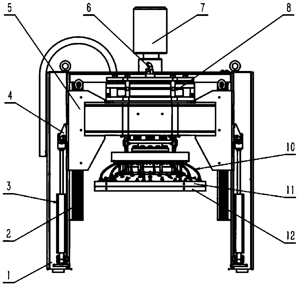 High speed loading device for gantry polishing machine