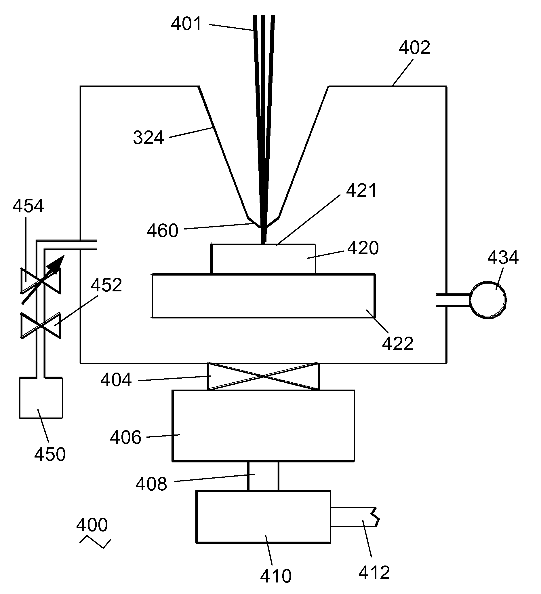 Use of nitrogen-based reducing compounds in beam-induced processing
