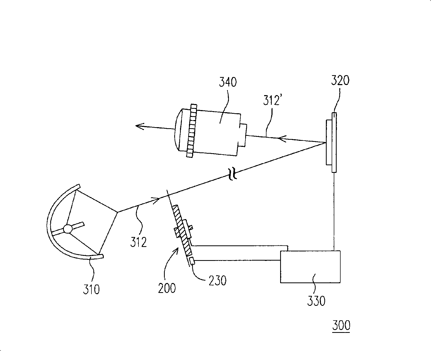 Color wheel module and projection device possessing same