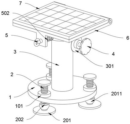 An integrated photovoltaic panel mounting frame for nomadic transition