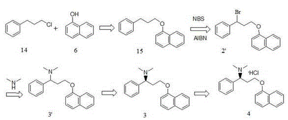High-purity dapoxetine preparation method suitable for industrialization