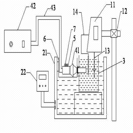 Real time monitoring method for resin rheological property under action of ultrasound, and apparatus thereof