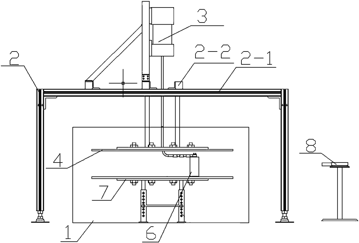 An experimental setup for rotary airfoil equipment