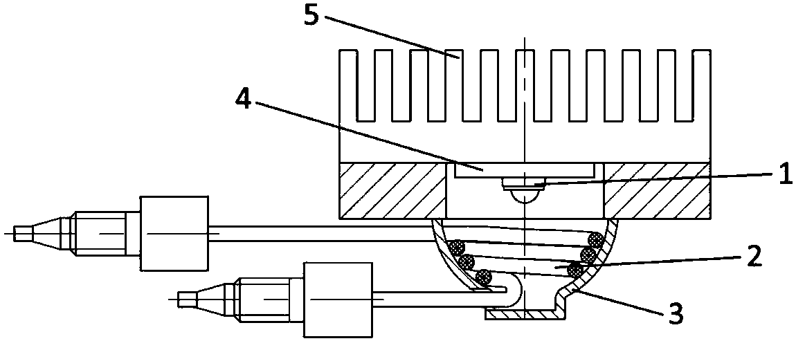 Minitype optical derivatization device for aflatoxin and sulfonamides