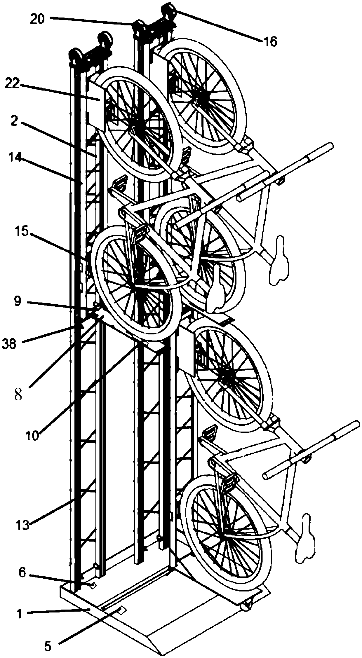 Automatic bicycle management system and method