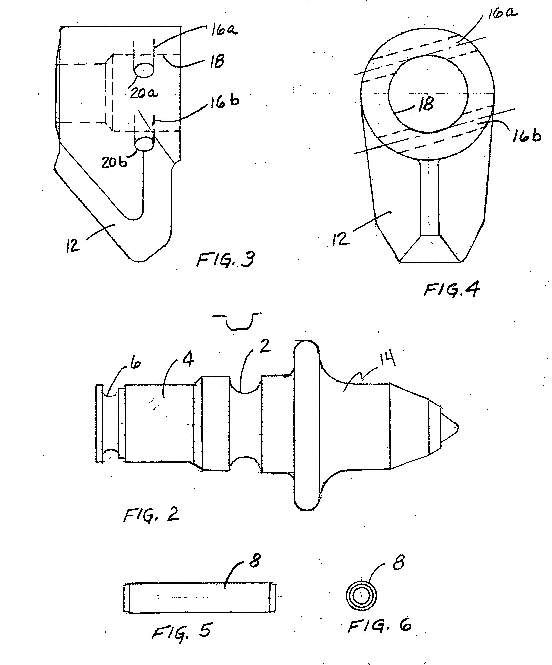 Retaining system for securing a cutting tool to a support block