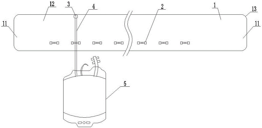 Method for low-cost high-safety heat seal of filling bag filling pipes