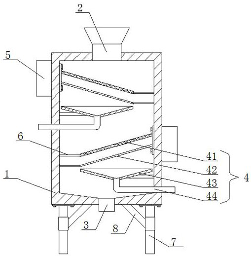 Environment-friendly cement separation equipment for engineering construction